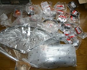 CB750 メッキ系パーツ