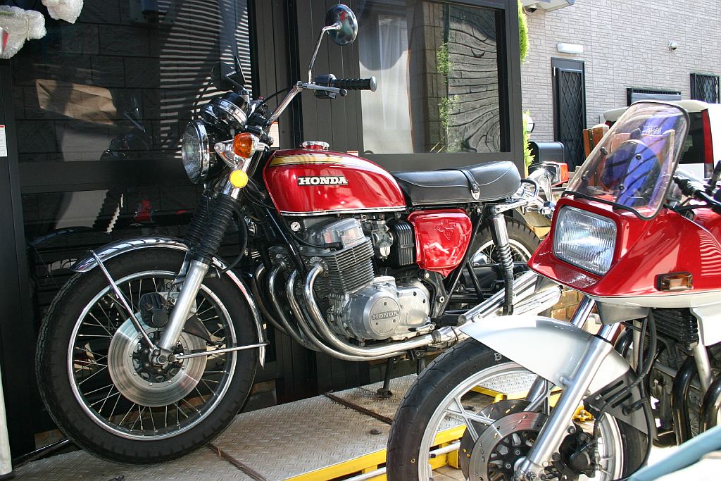 CB750 外装の再塗装