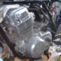CB750 解体中のリヤ部