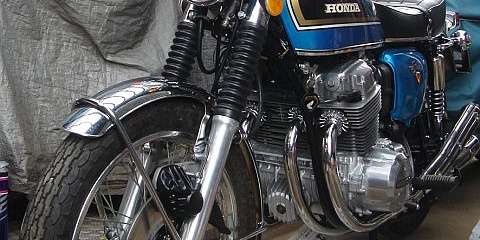 CB750 エンジン始動