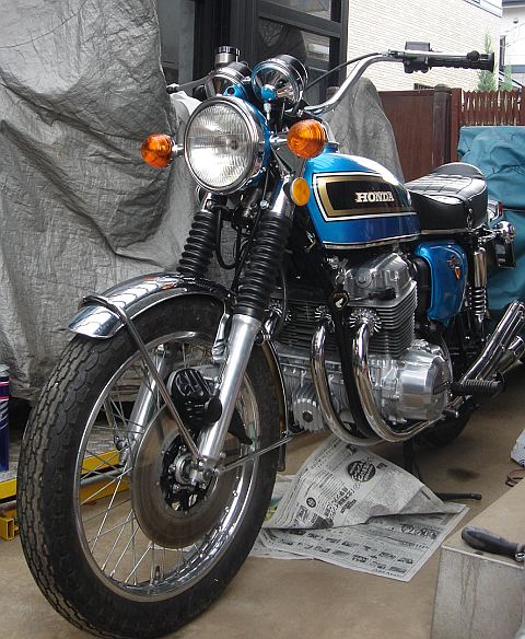 CB750 エンジン始動