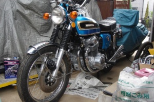 CB750 エンジン始動