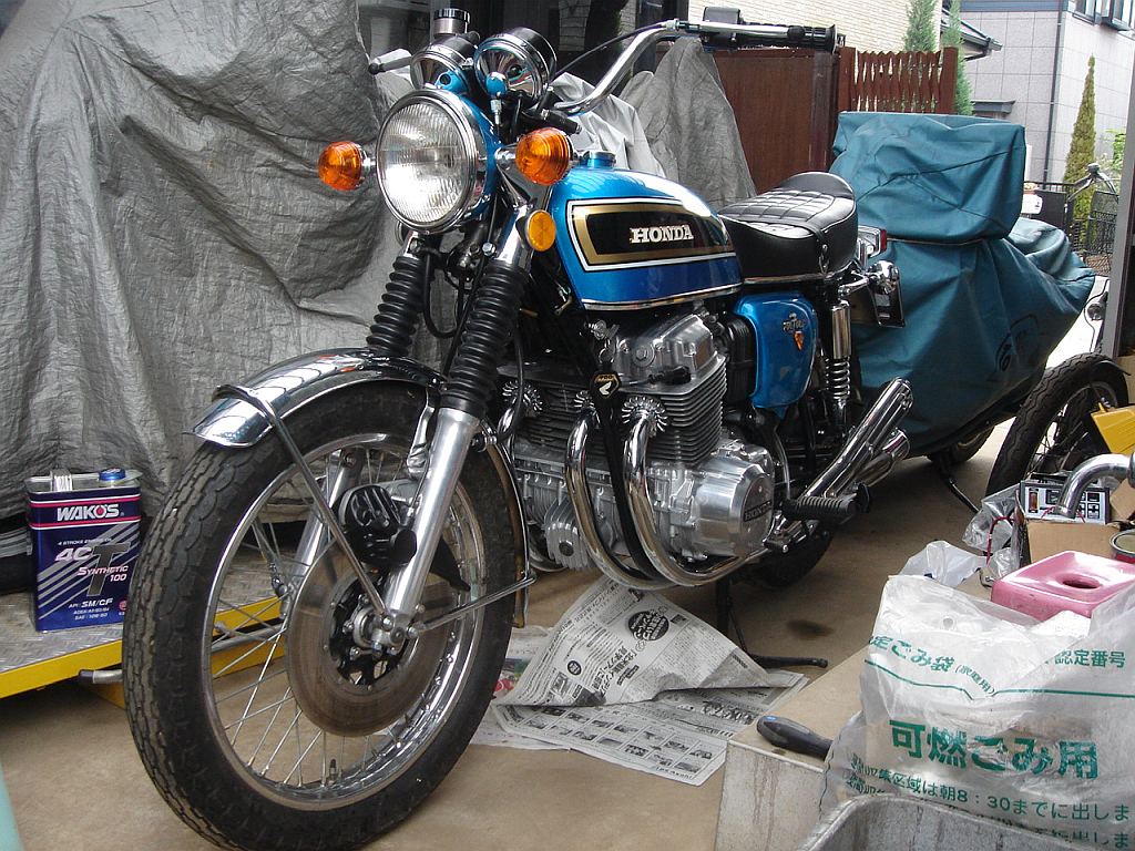 CB750 エンジン始動