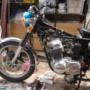 CB750 フロントホイール組み込み
