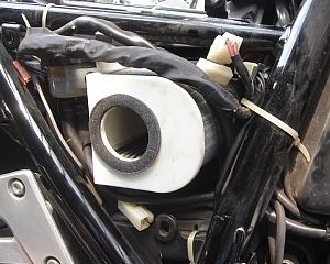 XJR エアフィルター交換