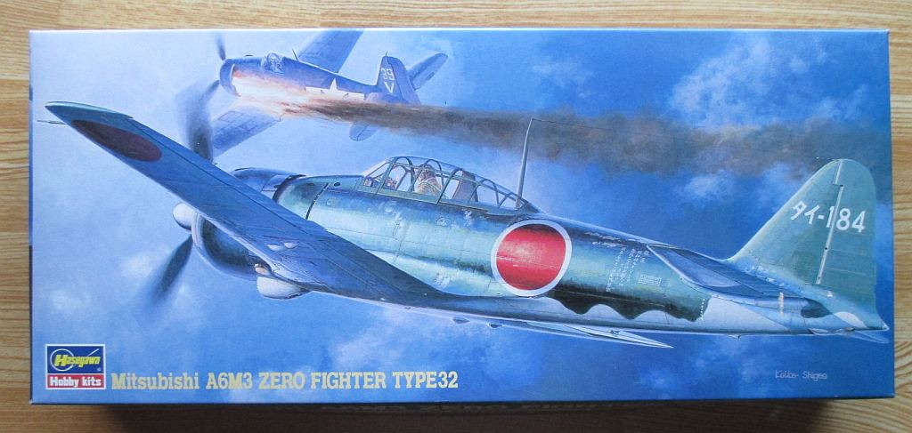 ハセガワ 1/72 零戦 32型 パッケージ