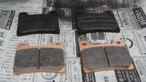 XJR車検準備 ブレーキパッド