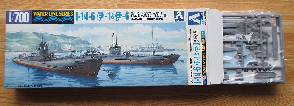 アオシマ 1/700 伊-1 & 伊-6 パッケージ