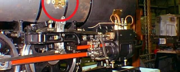 5インチゲージ C62 給水口