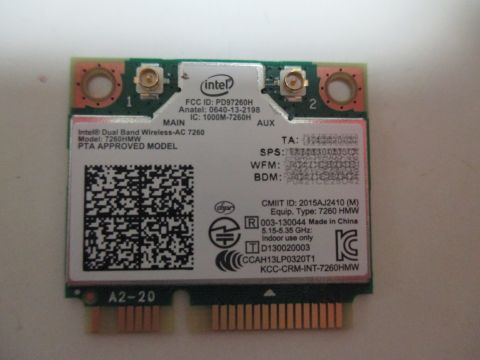 Intel Dual Band Wireless-AC 7260 HMW