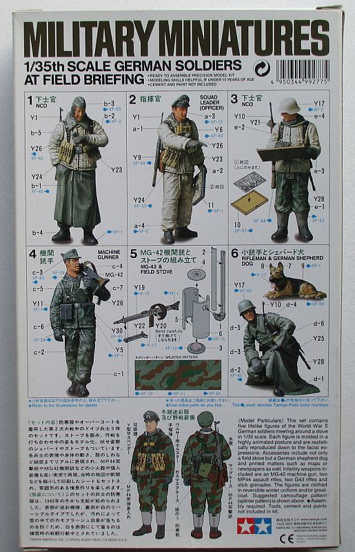 タミヤ 1/35 野戦会議セット パッケージ