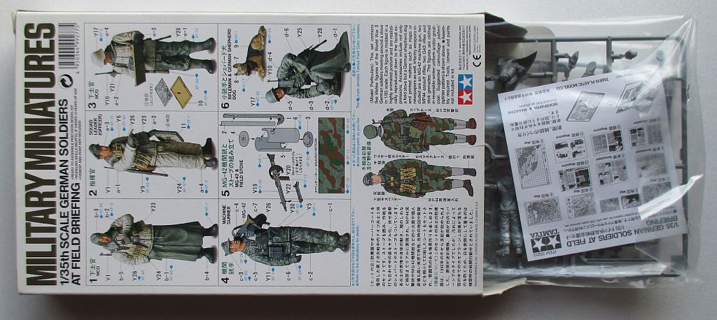 タミヤ 1/35 野戦会議セット キット構成