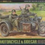 タミヤ 1/48 ドイツ軍用サイドカー