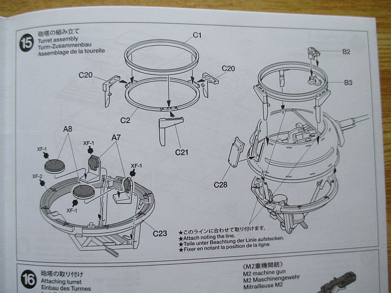 タミヤ 1/48 グレイハウンド 組み立て説明書