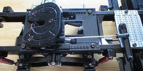 トレーラージョイントをフレームに取り付けた状態