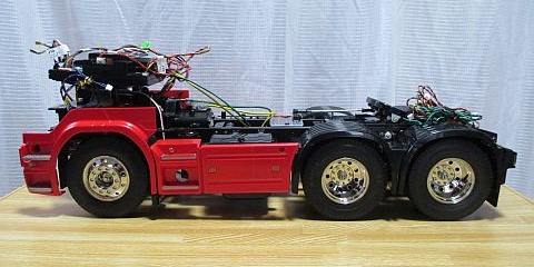 スカニア R620 ホイール取り付け完了