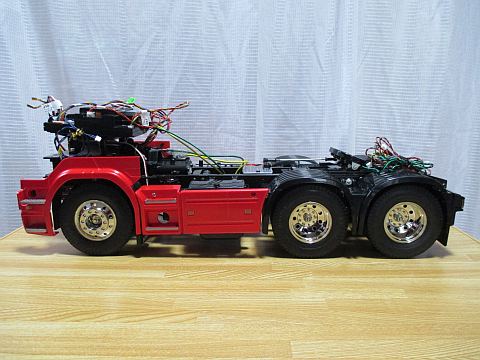 スカニア R620 ホイール取り付け完了