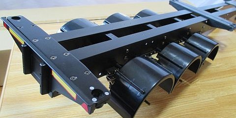 セミトレーラー フェンダー取り付け完了