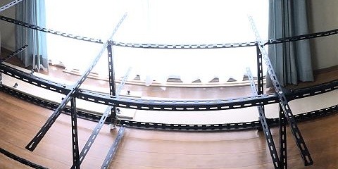 Nゲージレイアウトの台枠・・全景