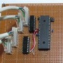 ポイントマシン制御用パーツ取り付け基板