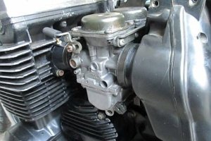 XJR400 マニホールド交換