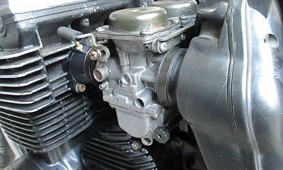 XJR400 マニホールド交換