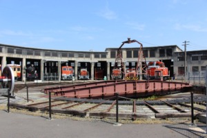 津山まなびの鉄道館 転車台