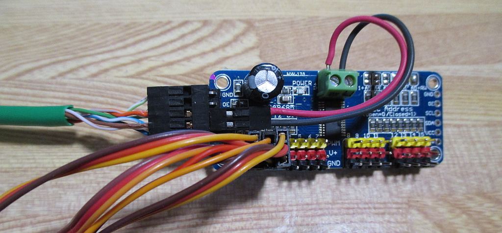 PCA9685 PWM Servo モーター ドライバー