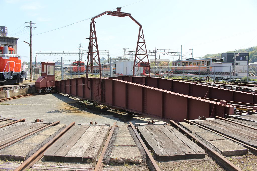 津山まなびの鉄道館 転車台