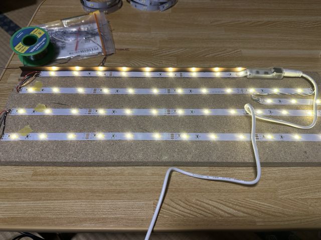 LED試験点灯