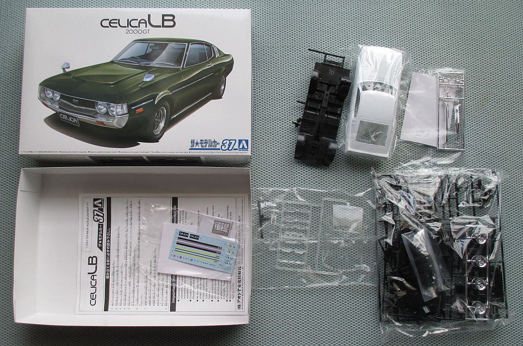 アオシマ 1/24 CELICA LB キット構成