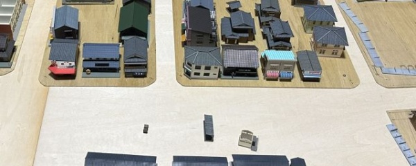 Nゲージレイアウト 建物の配置を考える・・