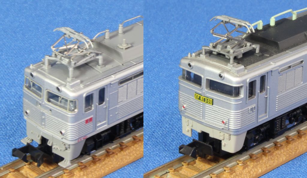 TOMIX EF81 2114 vs 2151