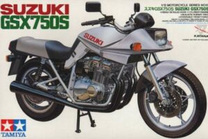 タミヤ1/12 モーターサイクルシリーズ №15 スズキ GSX750S パッケージ