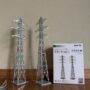 Nゲージ 送電鉄塔に航空障害灯をつけた