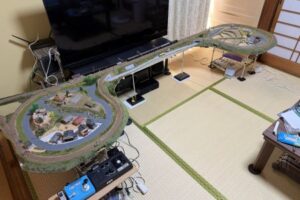 Nゲージ ドッグボーン型レイアウト