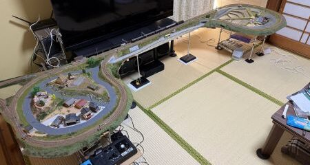 Nゲージ ドッグボーン型レイアウト