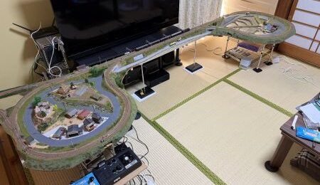 Nゲージ ドッグボーン型レイアウト