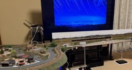 Nゲージ ドッグボーン型レイアウト 全景