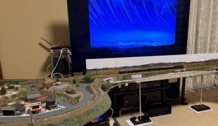 Nゲージ ドッグボーン型レイアウト 全景