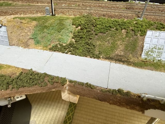 Nゲージ ドッグボーン型レイアウト バスコレ用道路