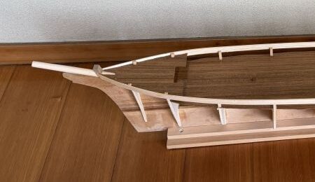 カティーサーク 甲板張り選手部終了
