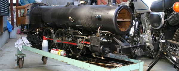 ライブスチーム C62 外装再塗装