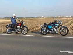 おかーちゃんのW400とおでかけ