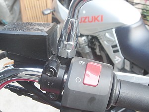 W400 バックミラー