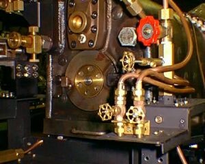 ライブスチーム C62 キャブ内の配管