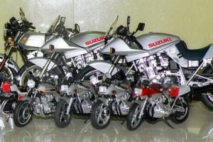 1/12、1/6スケールのバイク模型群