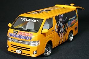 トヨタ 0系ハイエースを痛車にしてみた アオシマ 1 24 趣味の部屋